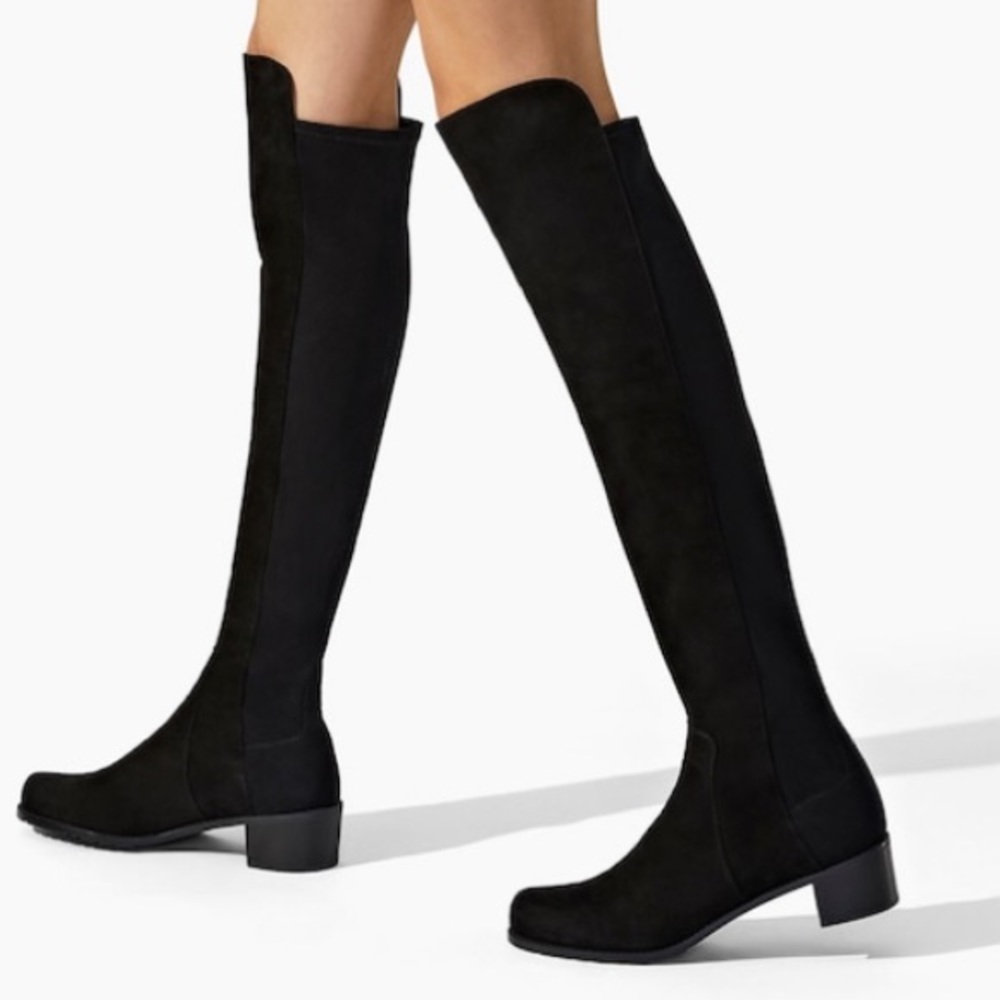 NWOT Stuart Weitzman RESERVE OTK Suede Boot Sz 34 MSRP $1,025 Sz 34 (4-4 1/2)